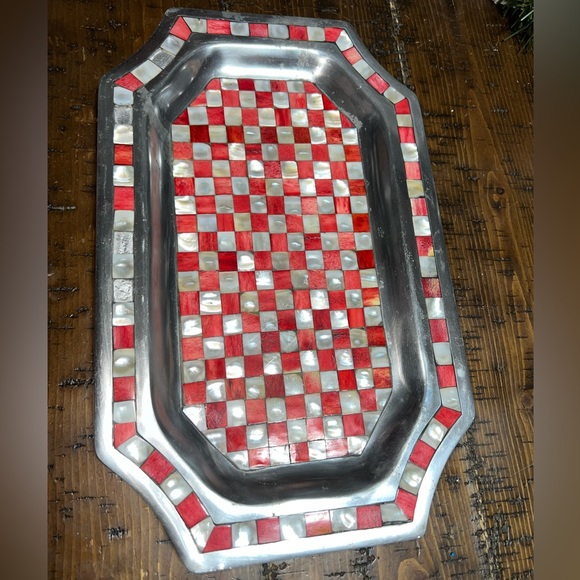 Julia Knight Classic 16” Mosaic Tray